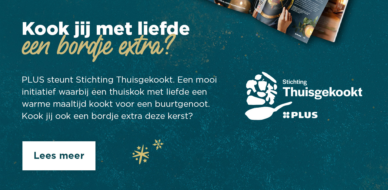 Kook jij met liefde een bordje extra? | Lees meer