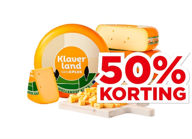Alle PLUS Klaverland Kaas 48+ stukken | Bekijk aanbieding