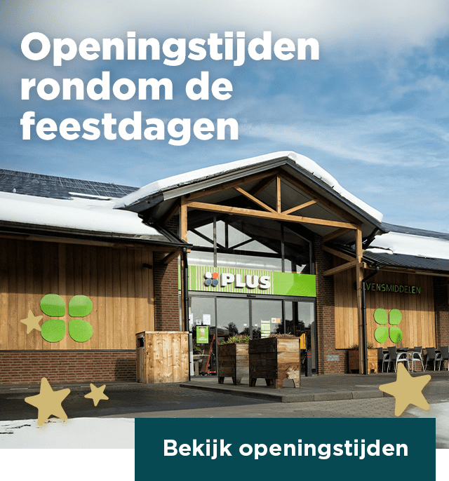 Openingstijden rondom de feestdagen | Bekijk openingstijden
