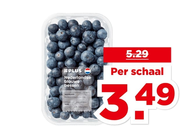 PLUS Blauwe bessen | Bekijk aanbieding