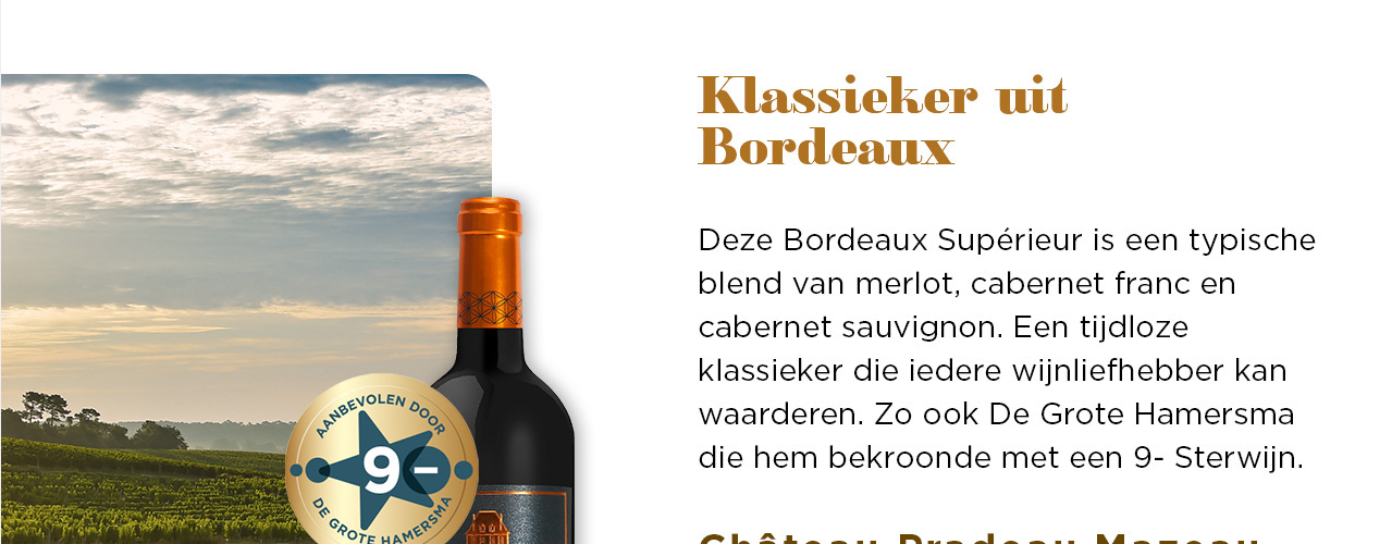 Klassieker uit Bordeaux | Meer over deze wijn