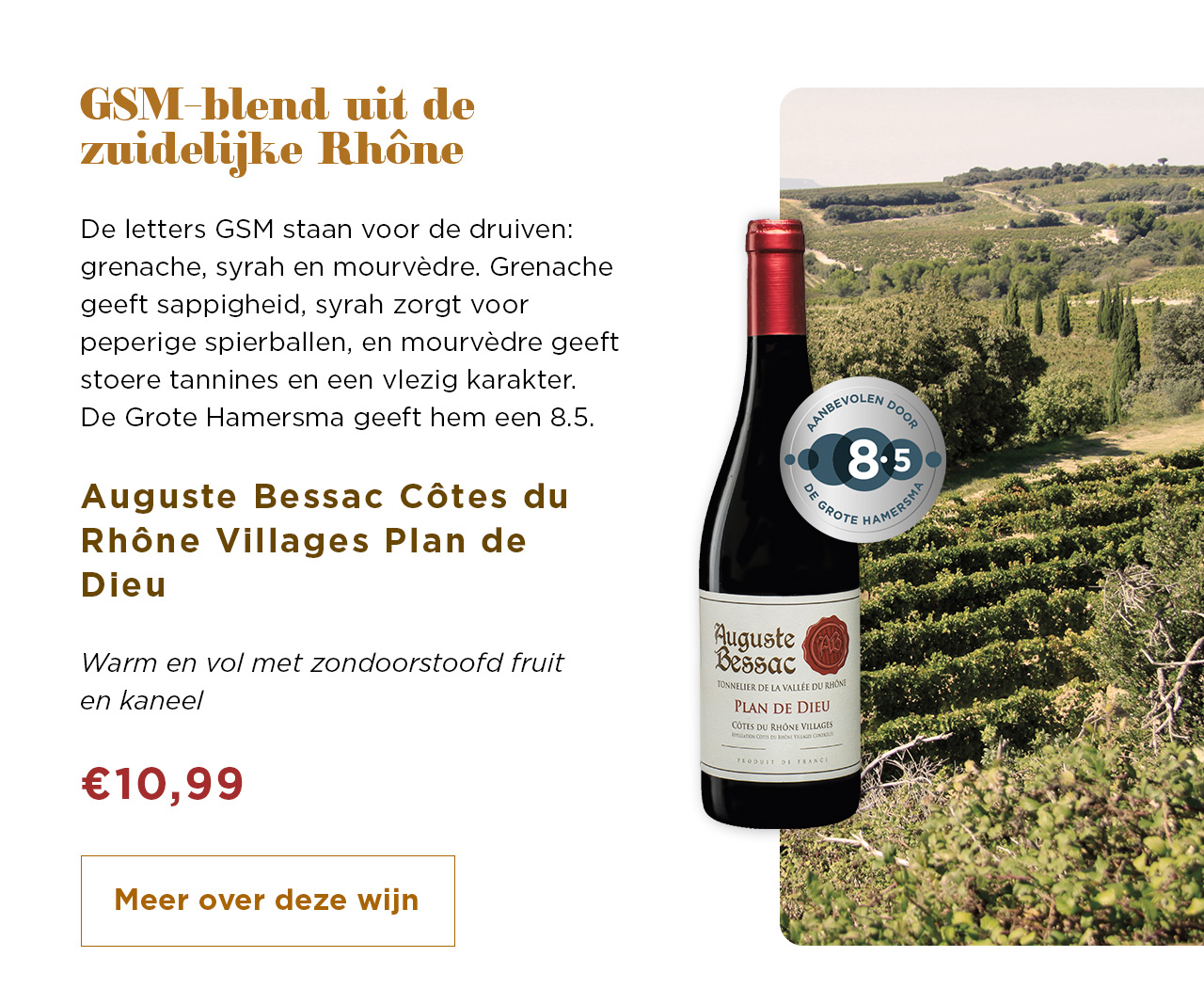 GSM-blend uit de zuidelijke Rhône | Meer over deze wijn