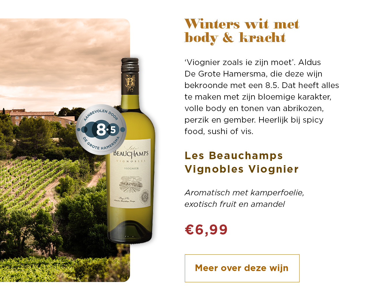 Winters wit met body & kracht | Meer over deze wijn