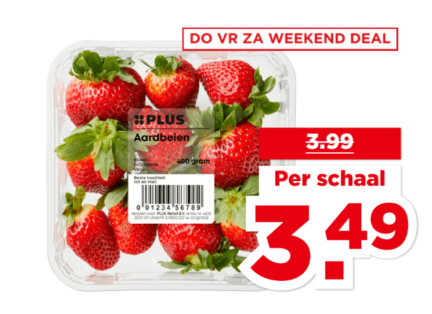 PLUS Aardbeien | Bekijk aanbieding