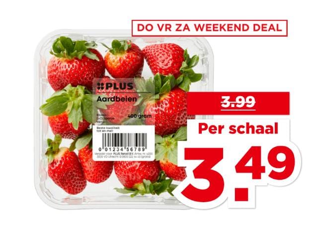 PLUS Aardbeien | Bekijk aanbieding