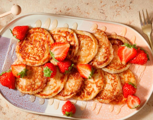 Ontbijtrecept: yoghurt pannenkoekjes | Bekijk recept