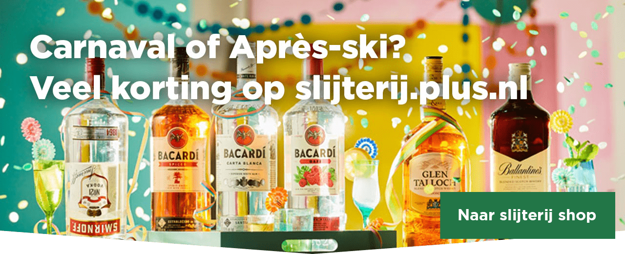Carnaval of Après-ski? | Veel korting op slijterij.plus.nl | Naar slijterij shop