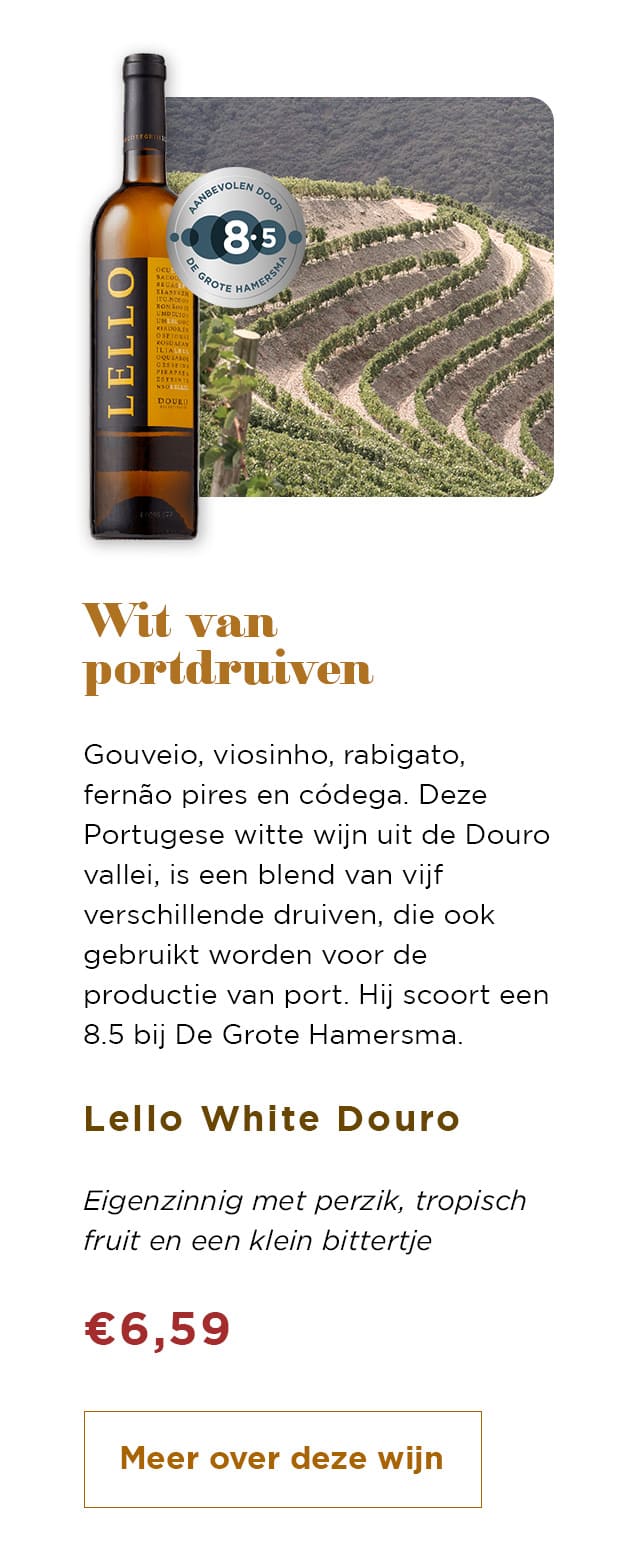 Wit van portdruiven | Meer over deze wijn