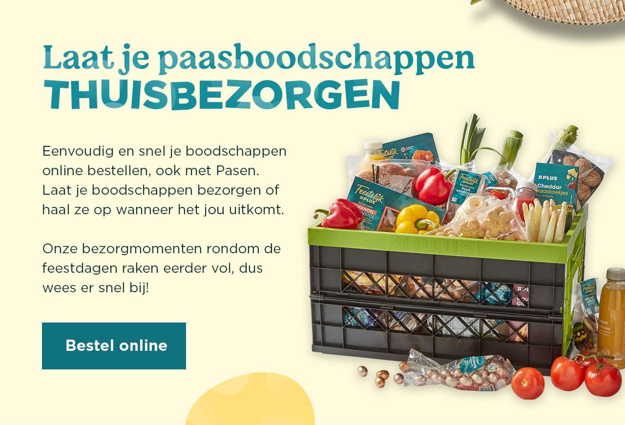 Laat je paasboodschappen thuisbezorgen | Bestel online