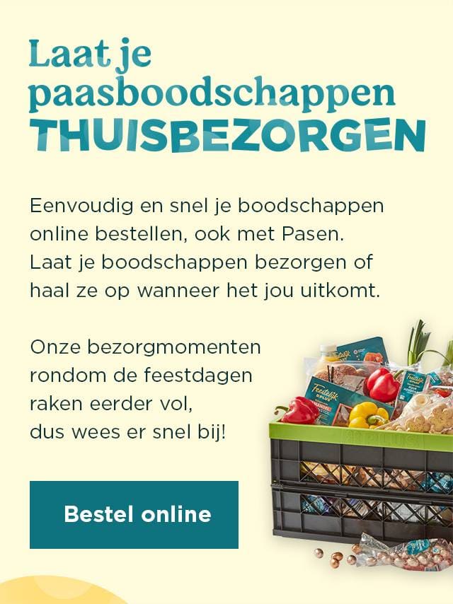 Laat je paasboodschappen thuisbezorgen | Bestel online