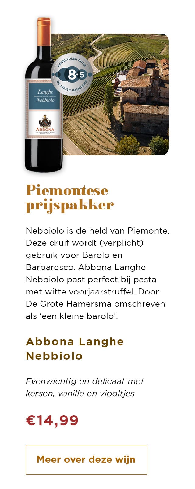 Piemontese prijspakker | Meer over deze wijn