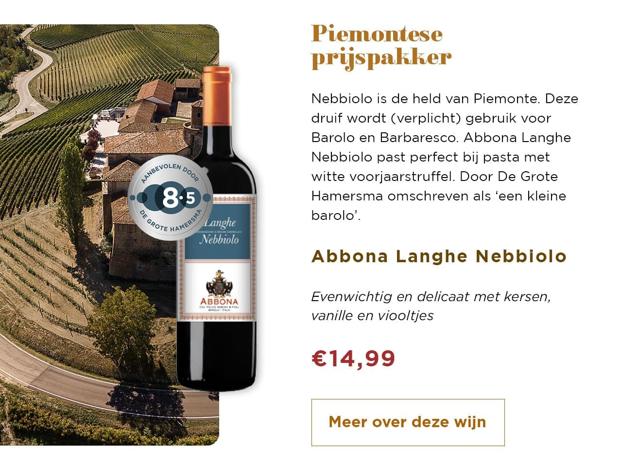 Piemontese prijspakker | Meer over deze wijn