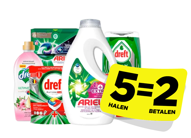 Alle Ariel+ of Dreft | Bekijk aanbieding