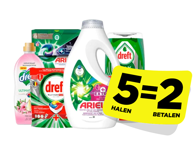 Alle Ariel+ of Dreft | Bekijk aanbieding