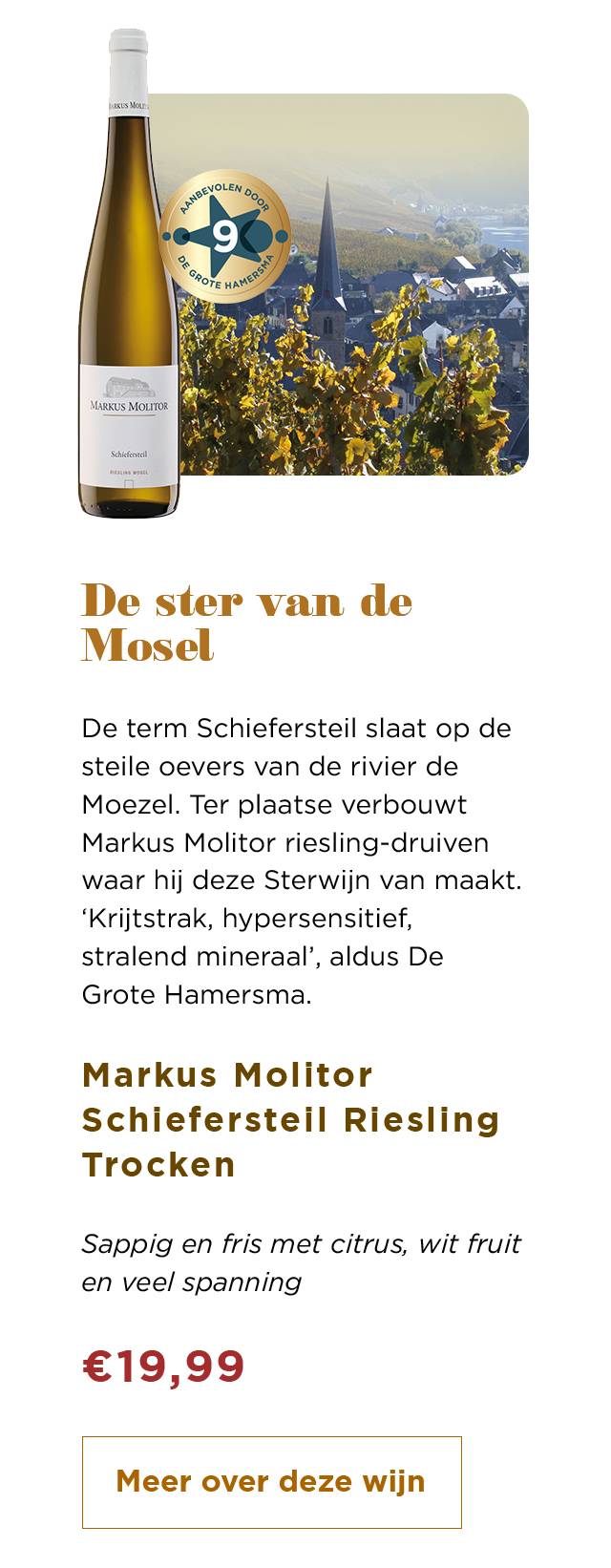 De ster van de Mosel | Meer over deze wijn