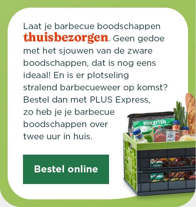 Laat je barbecue boodschappen thuisbezorgen | Bestel online