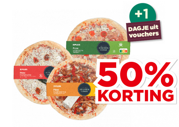 Alle Uit de keuken van PLUS Verse pizza's | Bekijk aanbieding