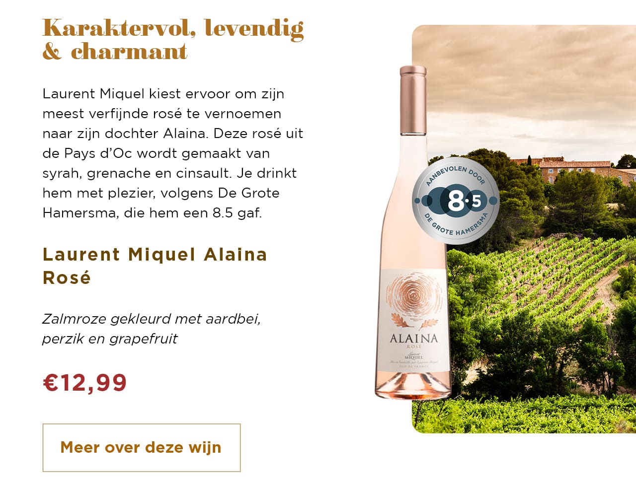 Karaktervol, levendig & charmant | Meer over deze wijn