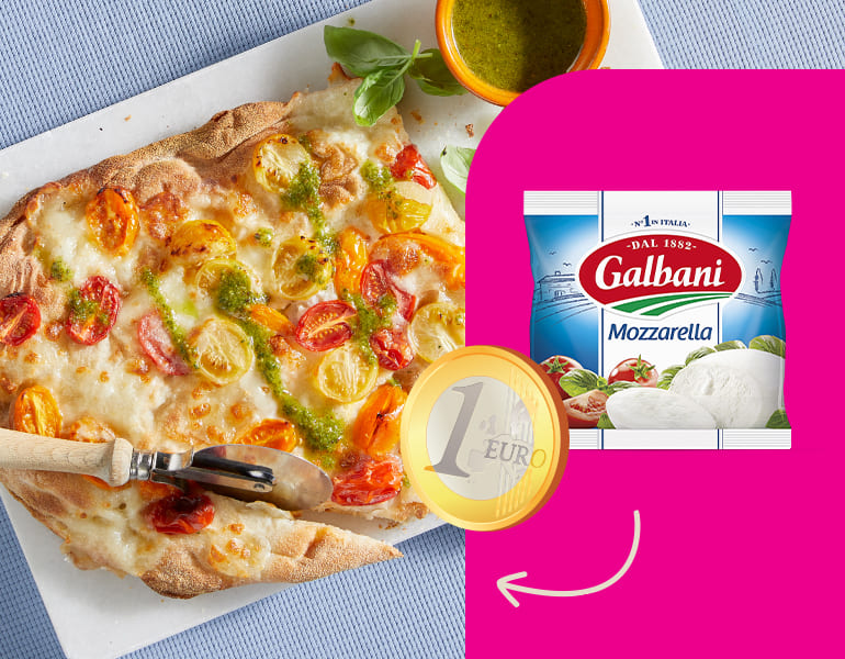 Euroweken recept: pinsa met mozzarella | Bekijk recept