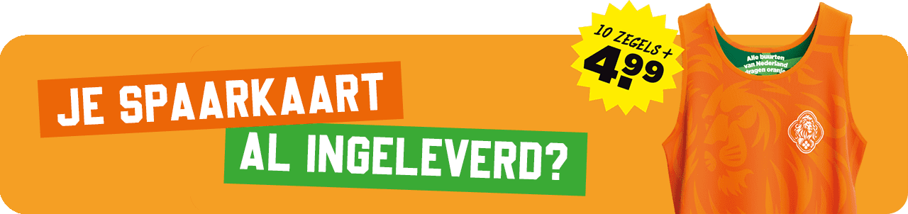 JE SPAARKAART AL INGELEVERD?