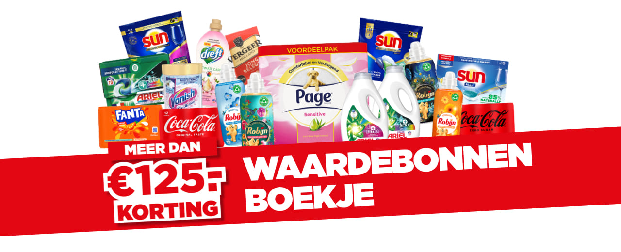 Waardebonnen | Meer dan 125 euro korting | Bekijk nu