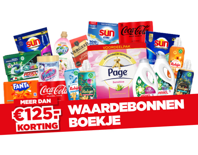 Waardebonnen | Meer dan 125 euro korting | Bekijk nu