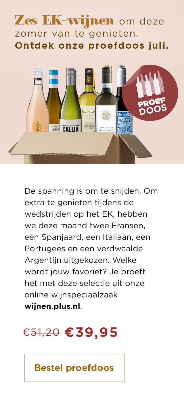 Zes EK-wijnen om deze zomer van te genieten | Ontdek onze proefdoos juli | Bestel proefdoos