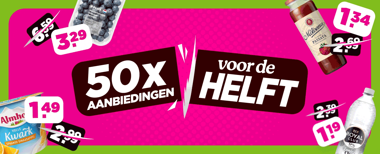 50 aanbiedingen voor de helft van de prijs | Bekijk nu