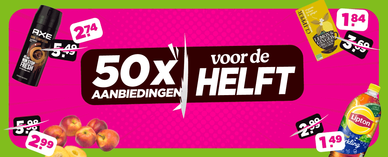 50 aanbiedingen voor de helft van de prijs | Bekijk nu