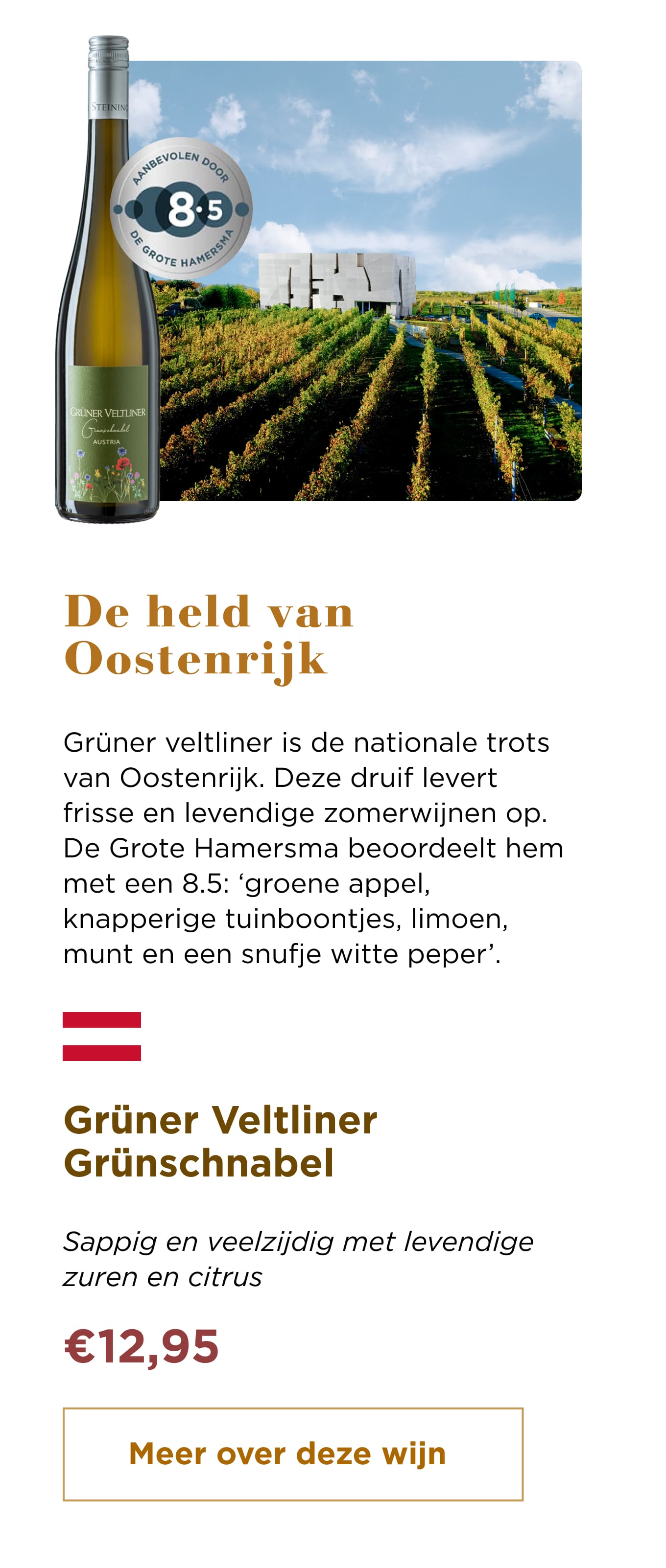 De held van Oostenrijk | Meer over deze wijn