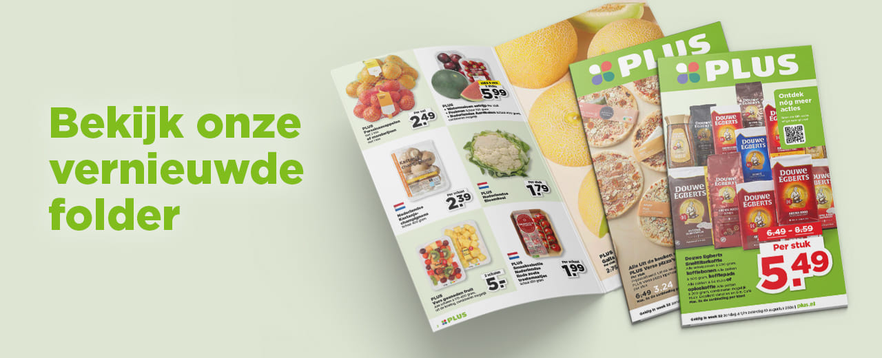 Blader door de vernieuwde folder