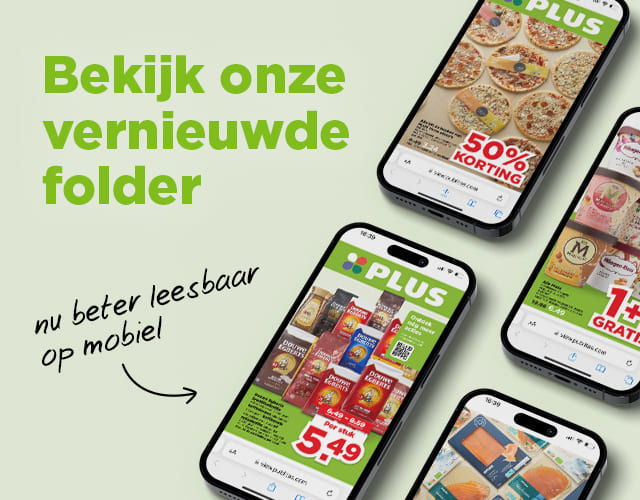 Blader door de vernieuwde folder