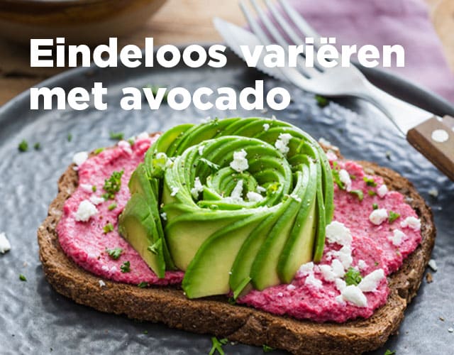 Avocado toast met frisse bietenspread