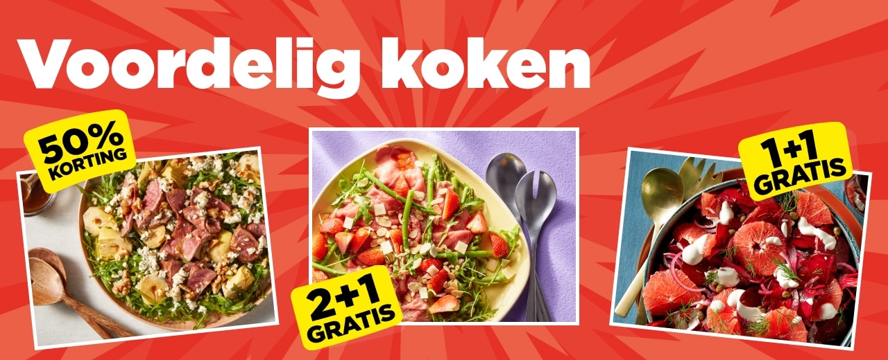 Koken met aanbiedingen