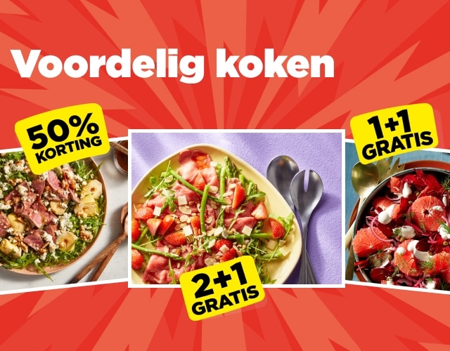 Koken met aanbiedingen