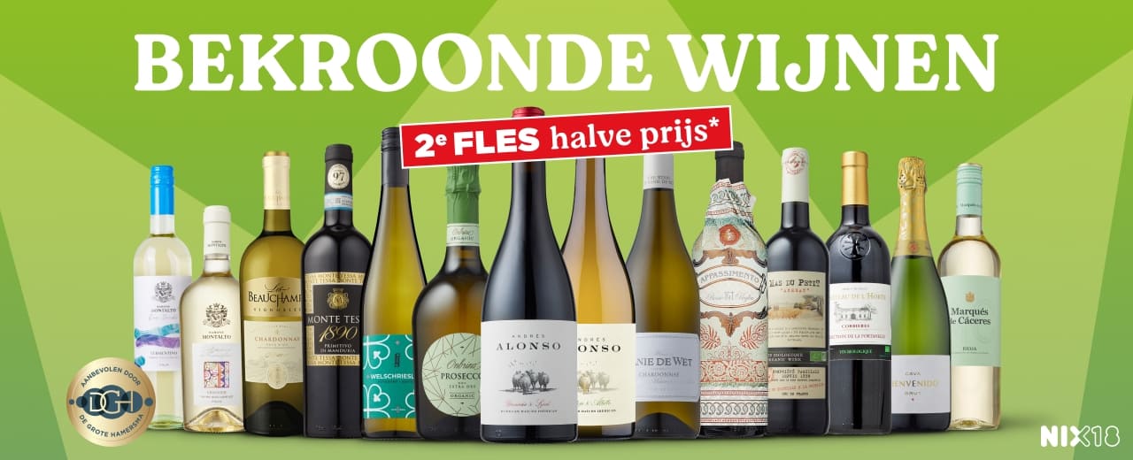 Bekroonde wijnen 2e fles halve prijs | Bekijk aanbiedingen