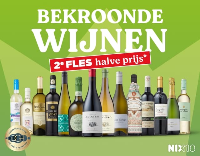 Bekroonde wijnen 2e fles halve prijs | Bekijk aanbiedingen