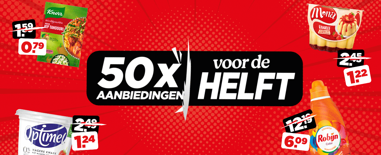 50 aanbiedingen voor de helft van de prijs | Bekijk nu