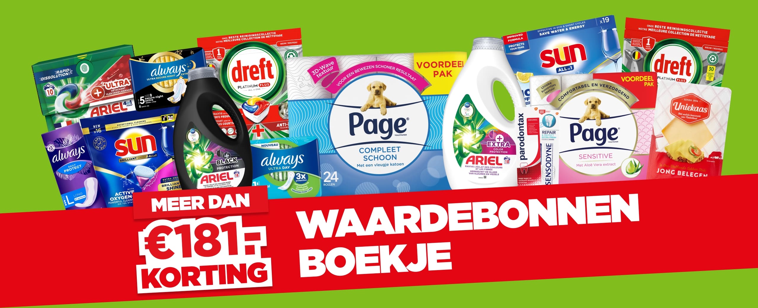 Waardebonnen | Meer dan 181 euro korting | Bekijk nu