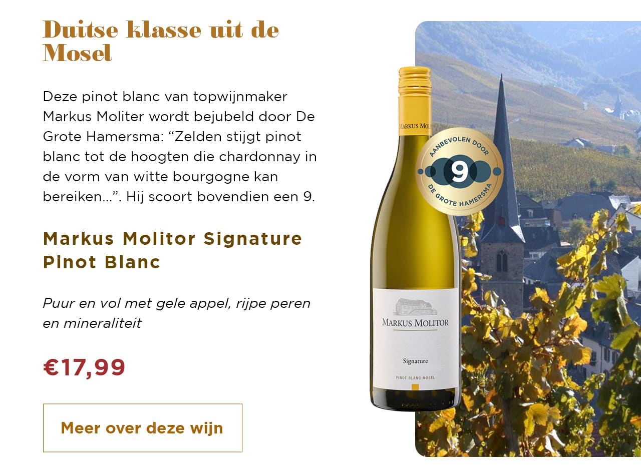 Markus Molitor Signature Pinot Blanc | Meer over deze wijn