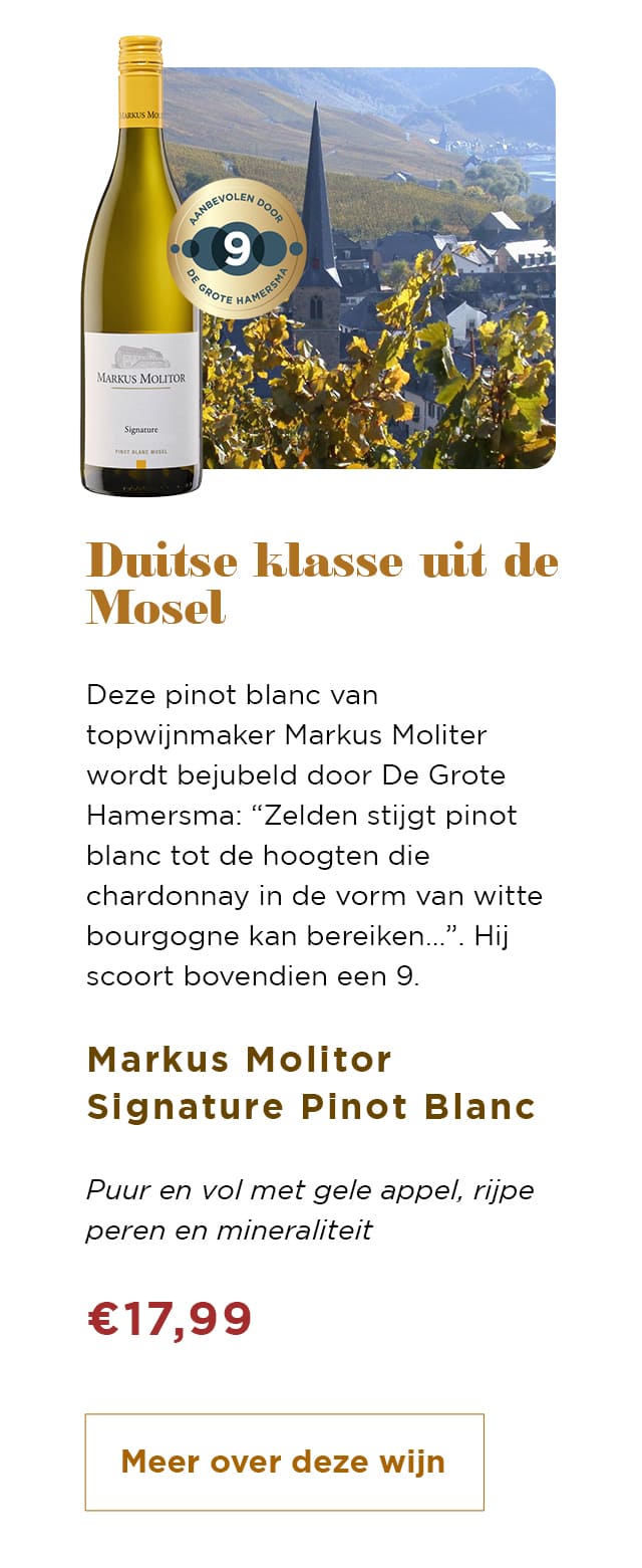 Markus Molitor Signature Pinot Blanc | Meer over deze wijn