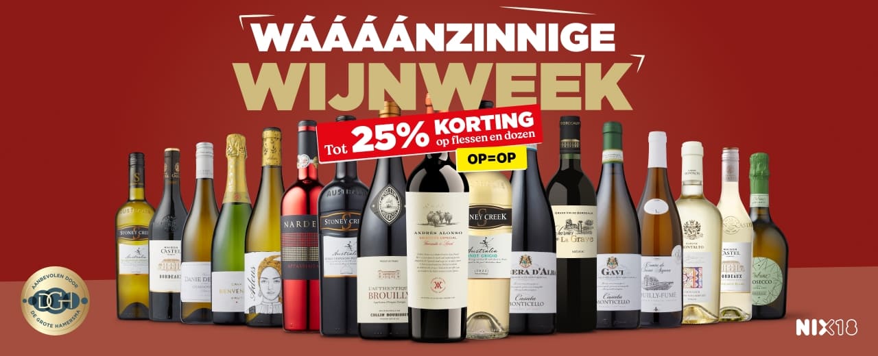 Tot 25% korting op wijnen | Bekijk nu