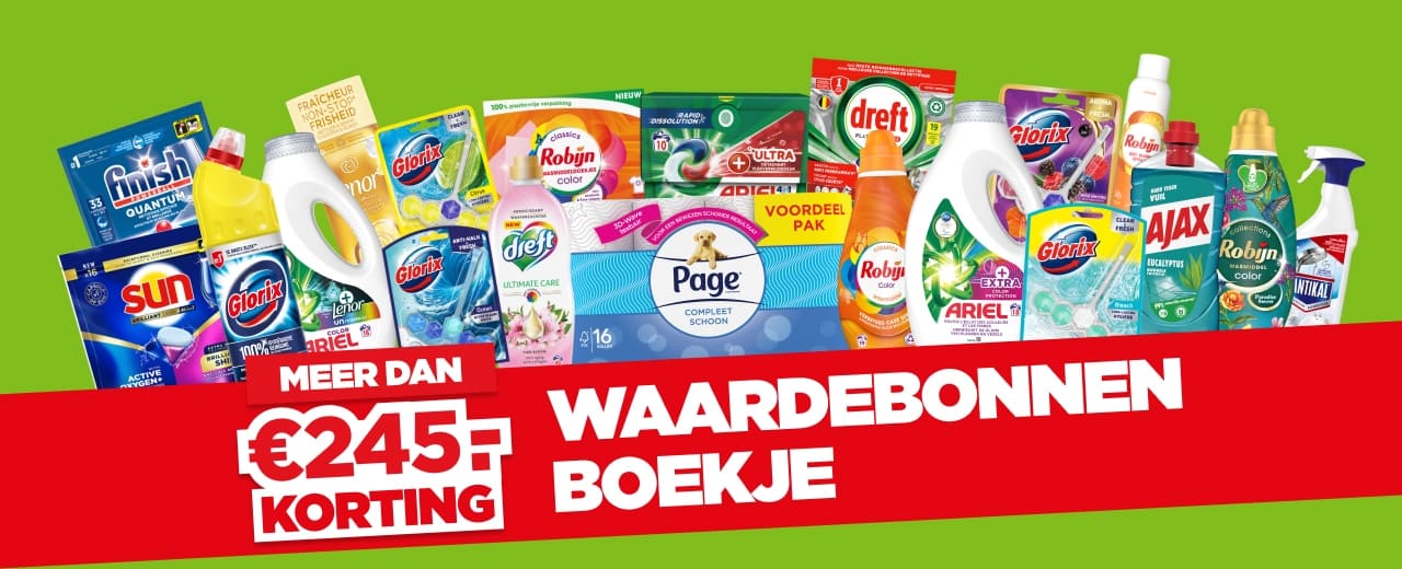 Waardebonnen met meer dan 245 euro korting | Bekijk nu