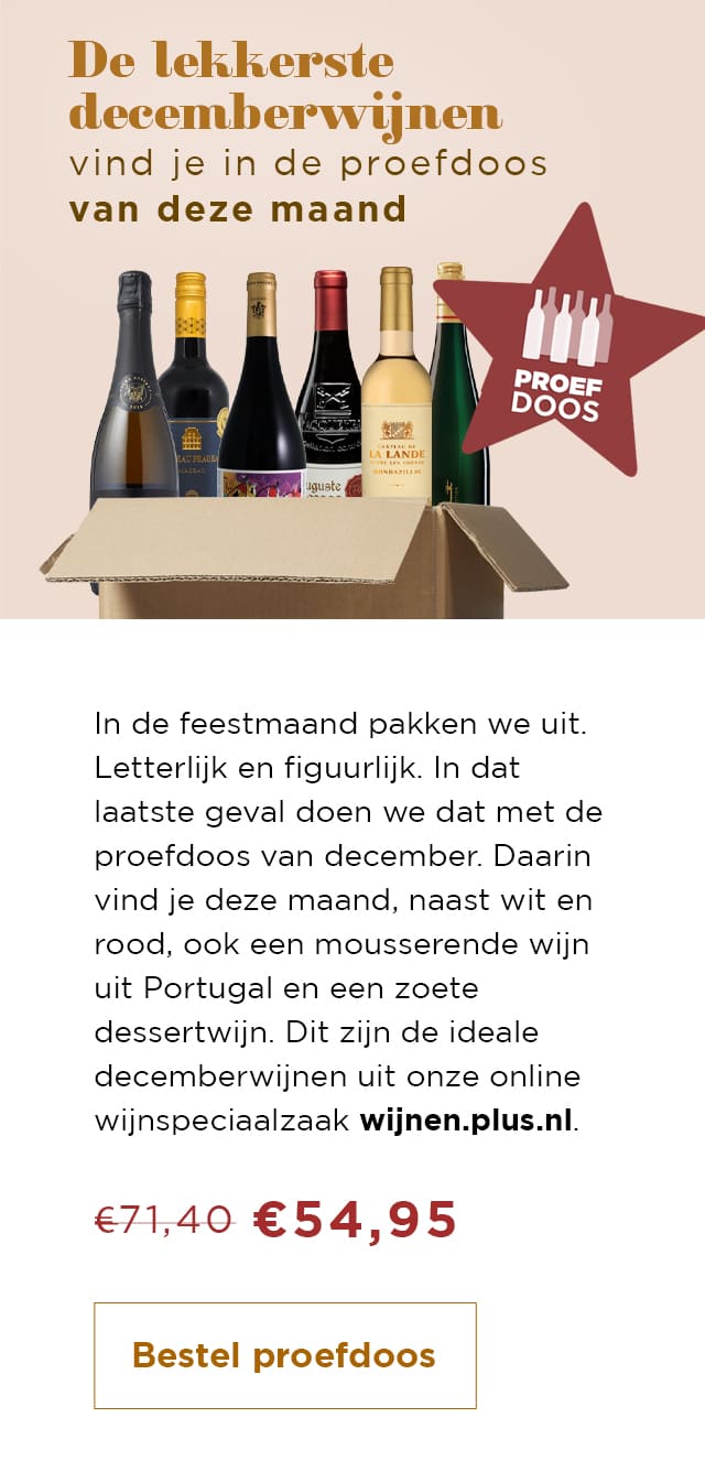 De lekkerste decemberwijnen vind je in de proefdoos van deze maand | Bekijk wijnen