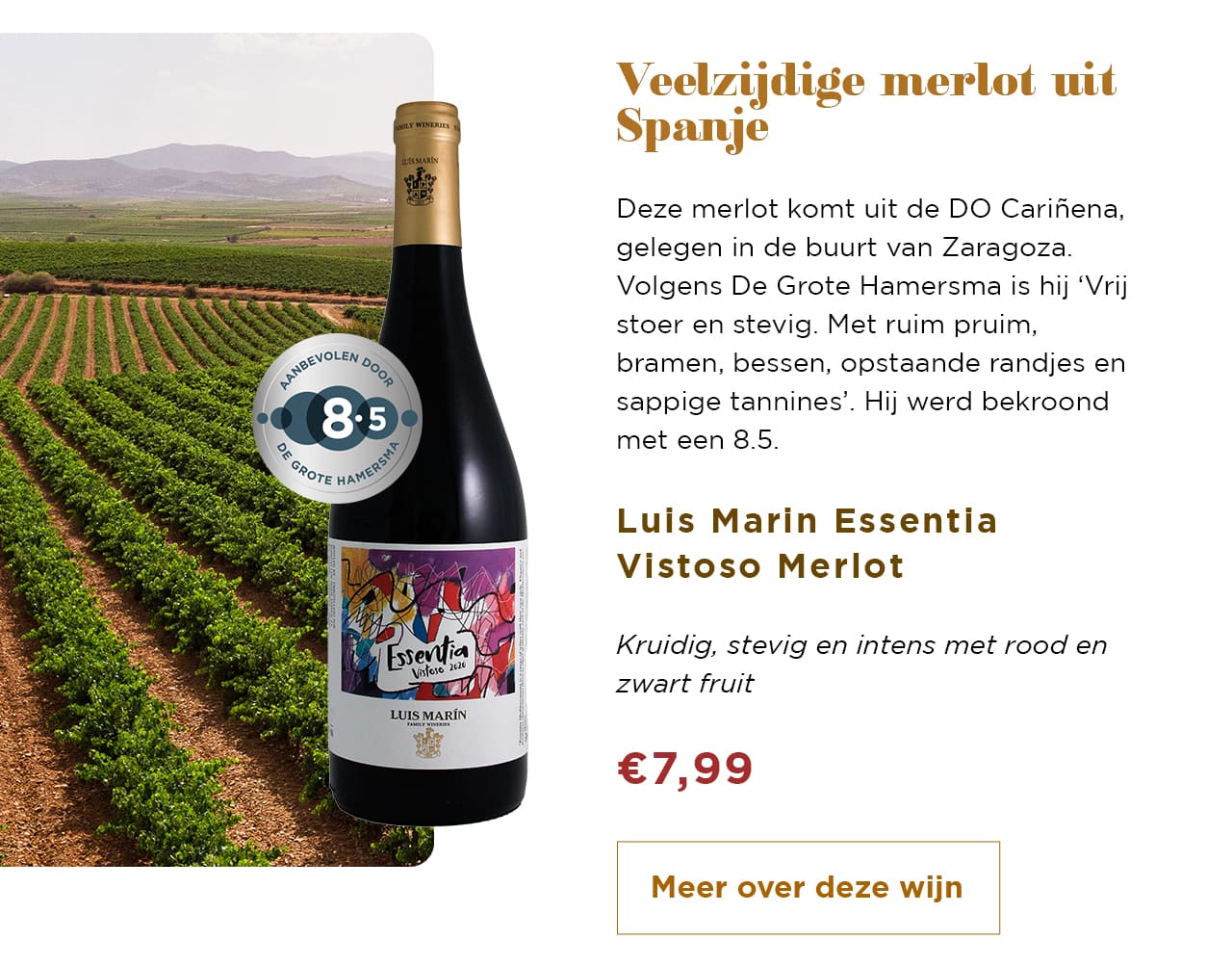 Luis Marin Essentia Vistoso Merlot