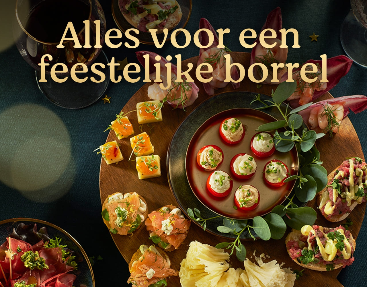 Feestelijke kersthapjes | Bekijk recepten en assortiment