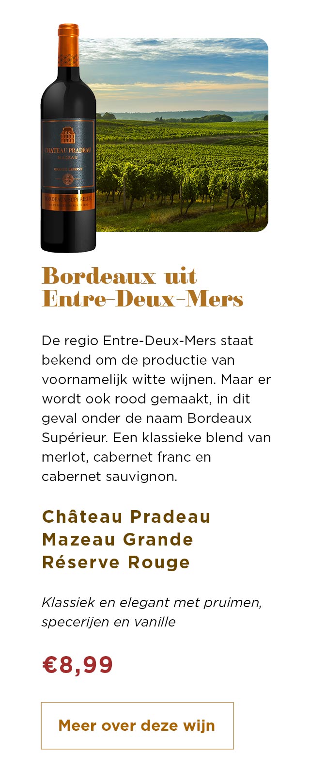 Château Pradeau Mazeau Grande Réserve Rouge