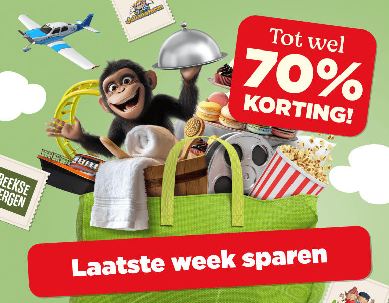 Laatste week sparen voor korting | Ontdek alle uitjes