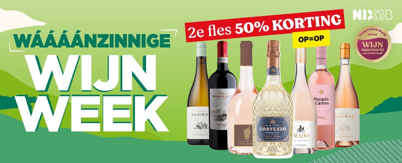 Topwijnen 2e fles 50% korting | Bekijk wijn aanbiedingen