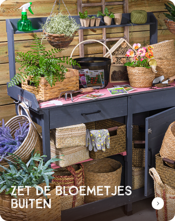 Zet de bloemetjes buiten